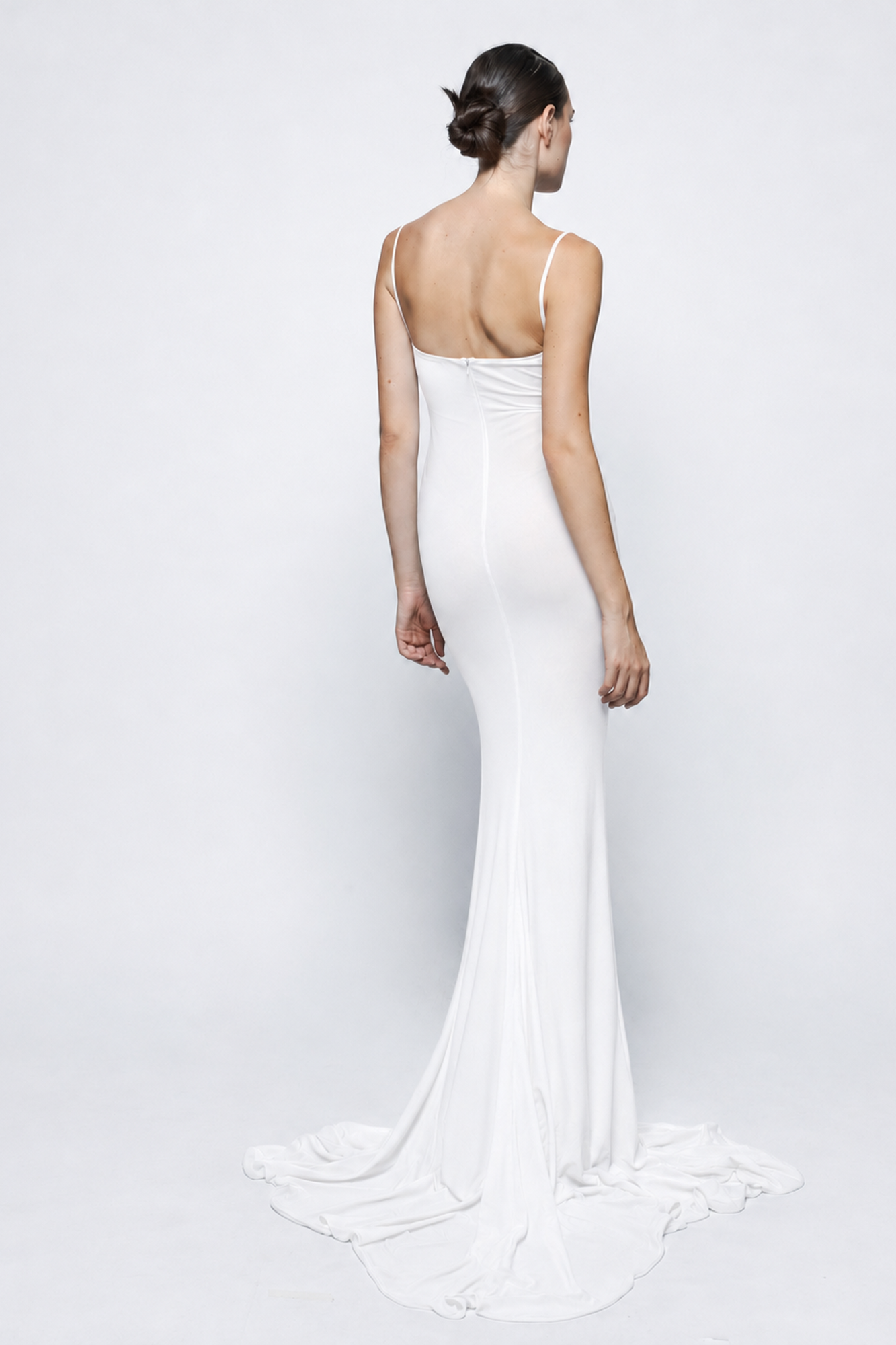 "Candela" white long dress