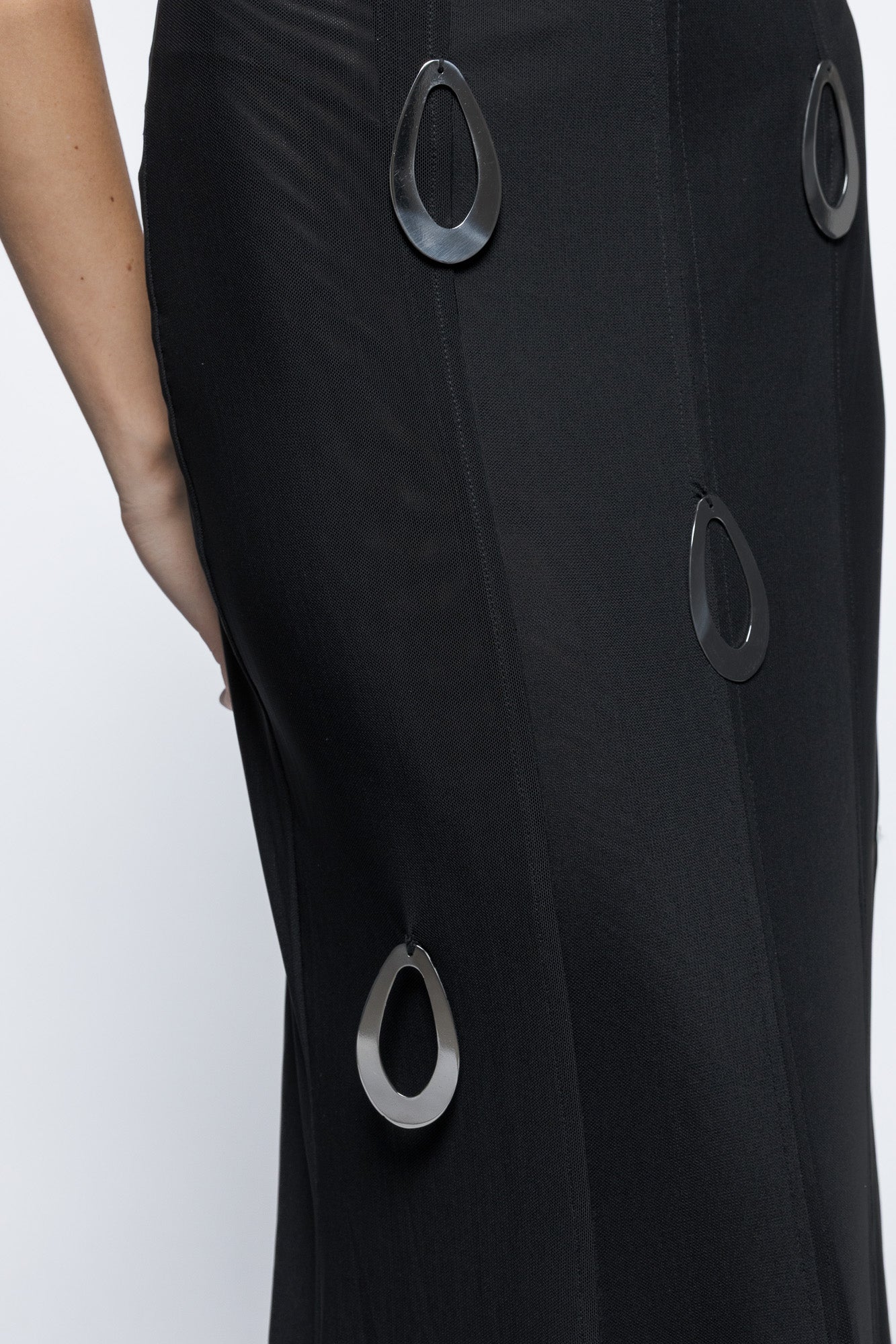 Completo nero "Loumia" – Top e gonna