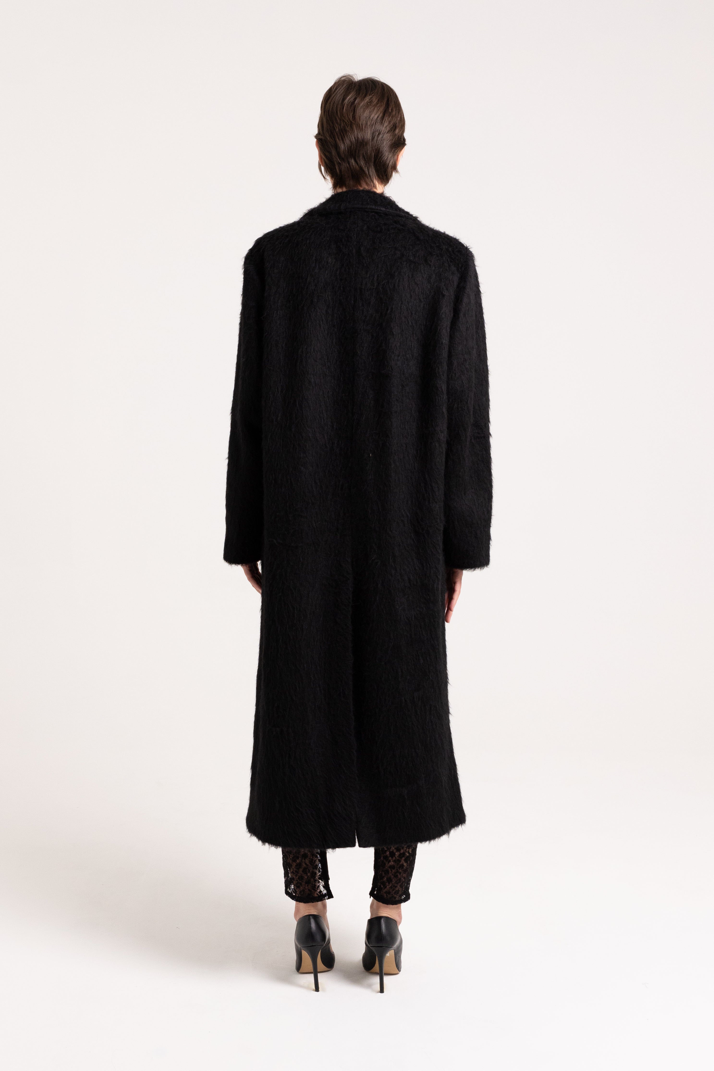 "Alison" black coat