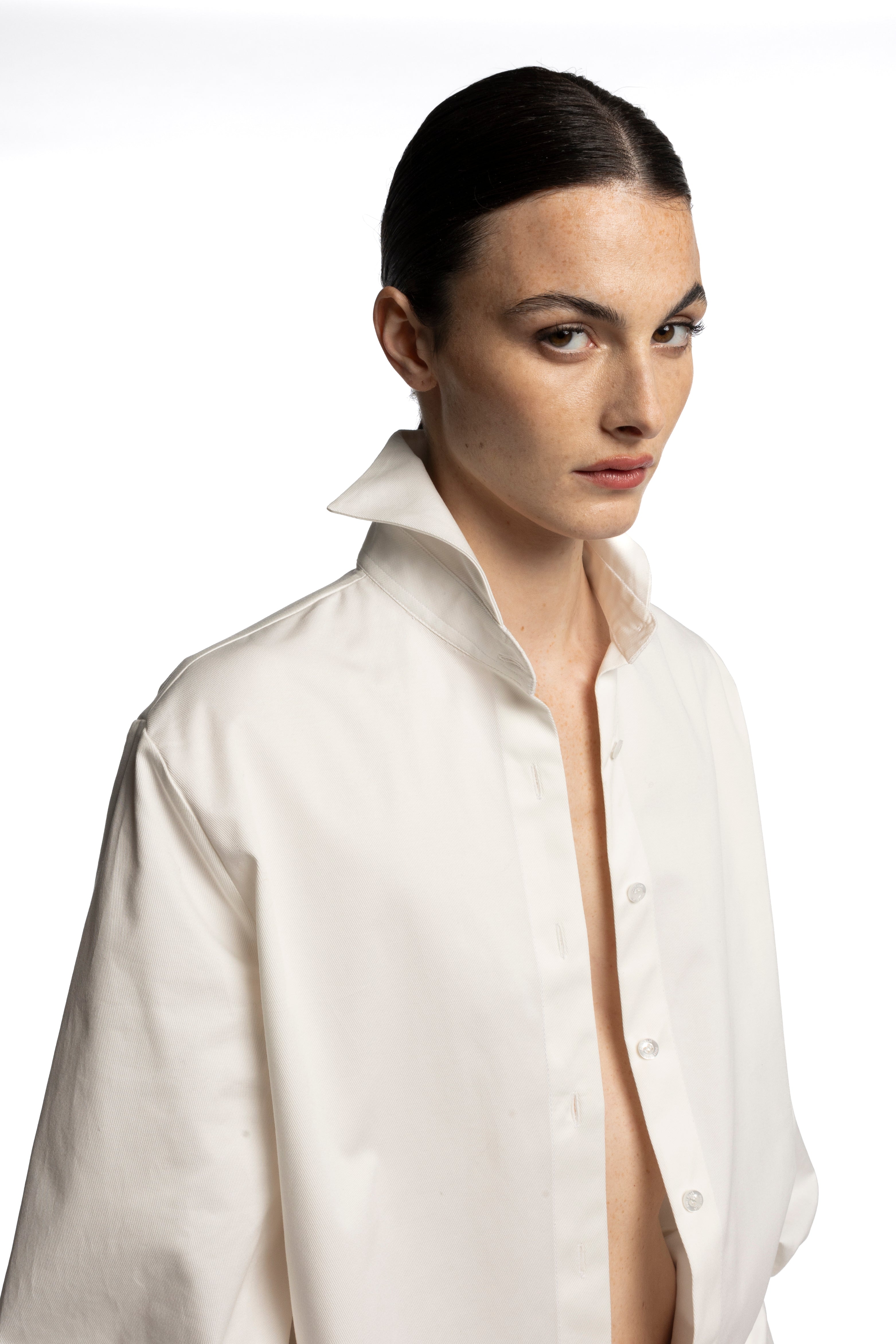 camicia ophelia cotone bianco aint eija