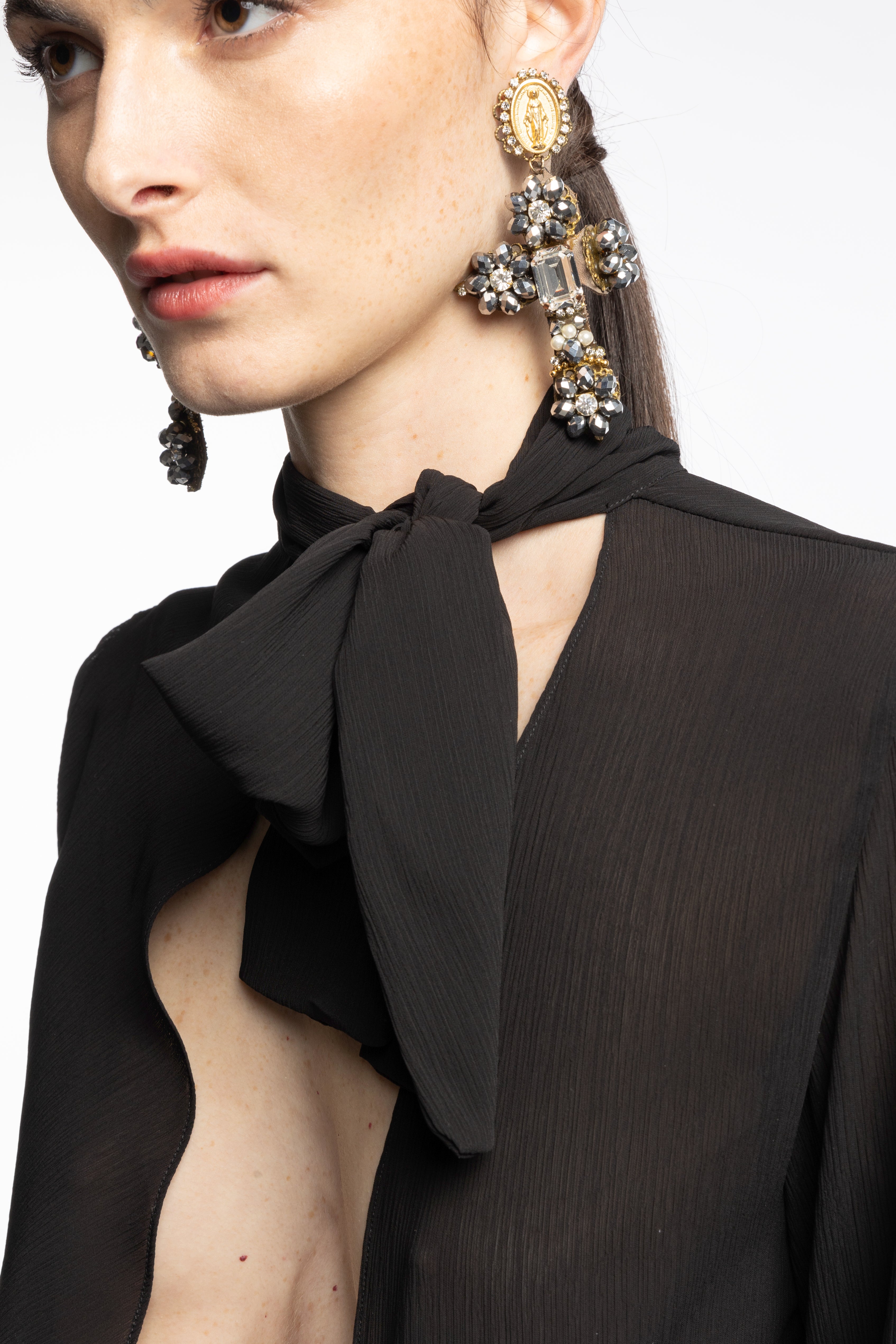 mini abito nero ava aint eija