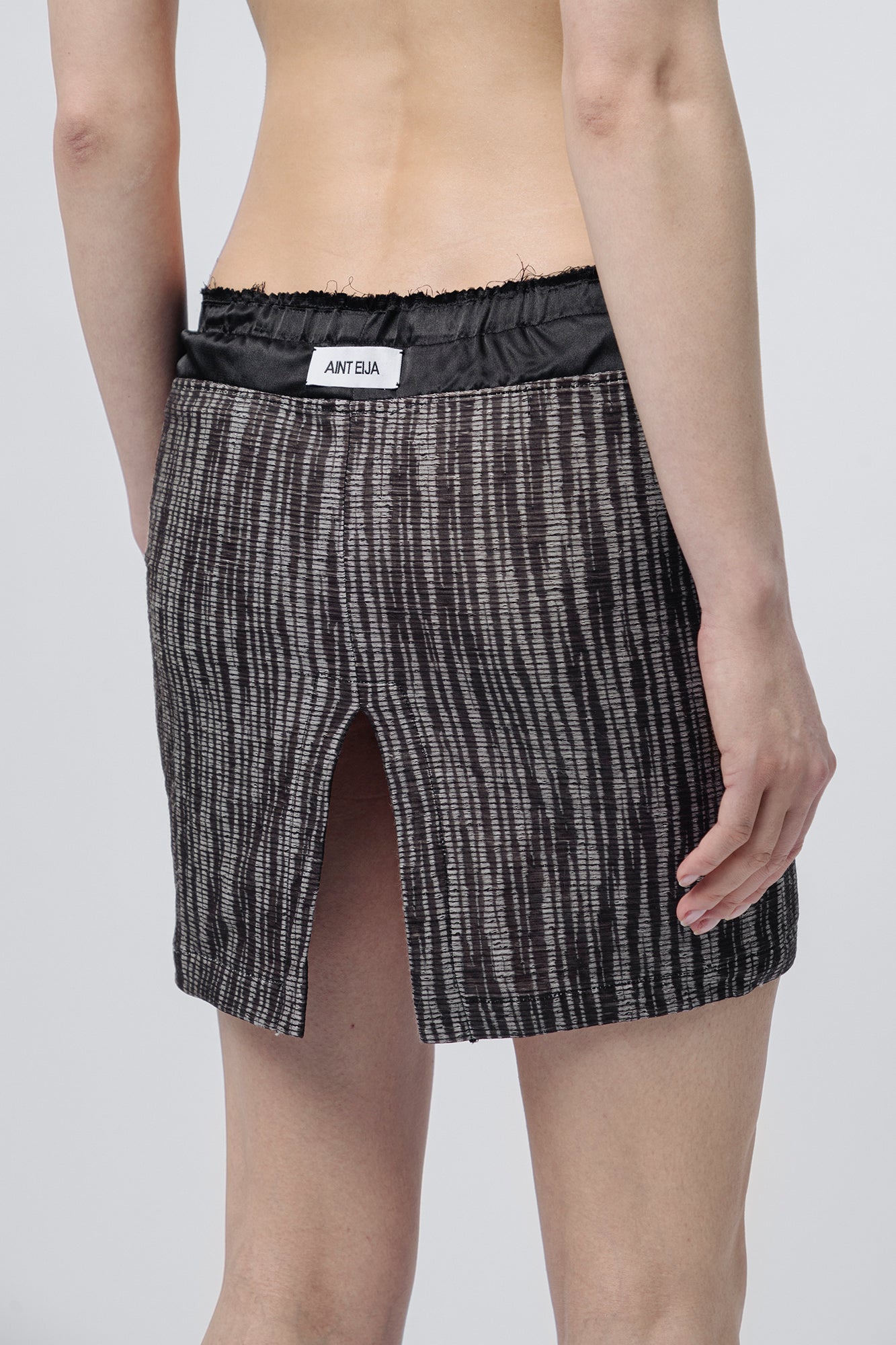 Gonna mini "Sigarettes" zebrata