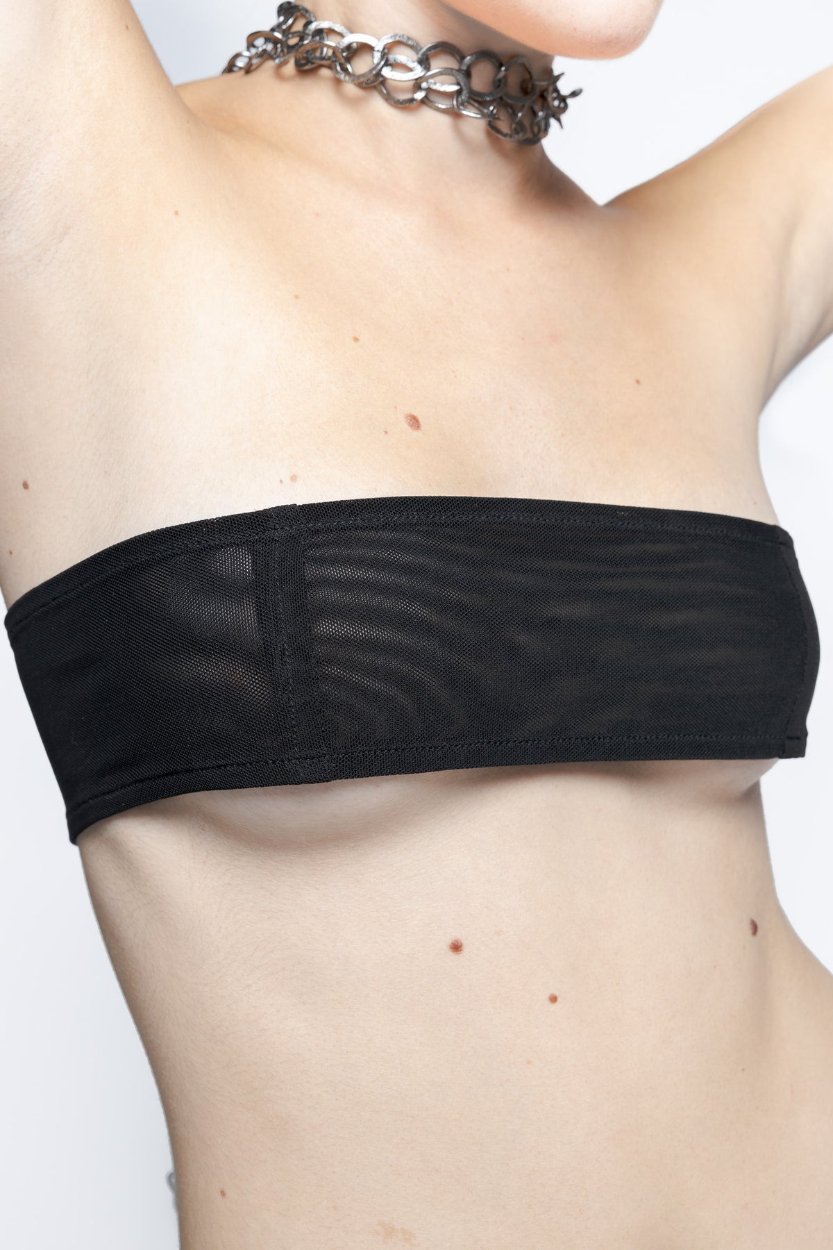Completo nero "Loumia" – Top e gonna
