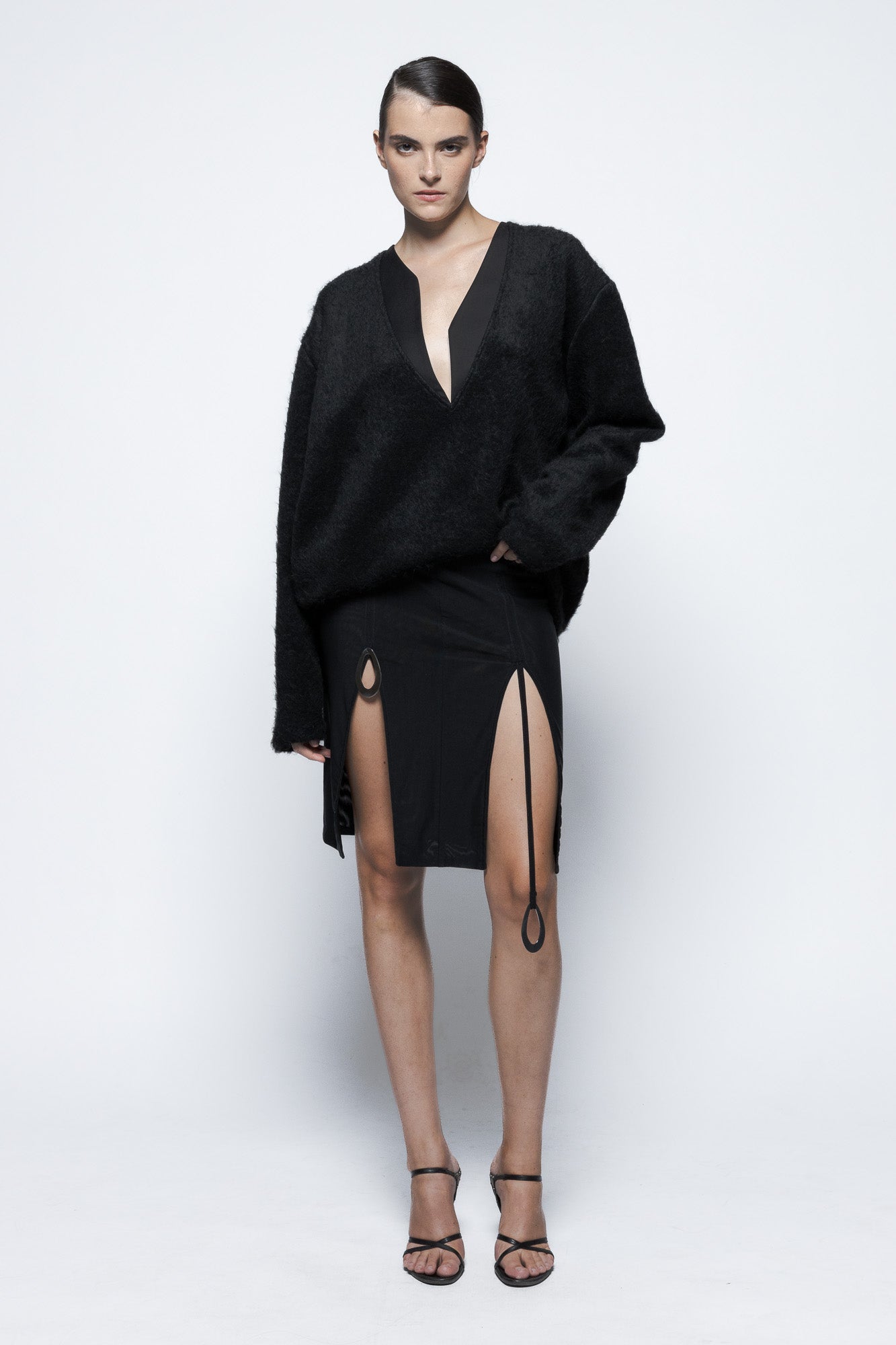 Maglione nero "Fumo"